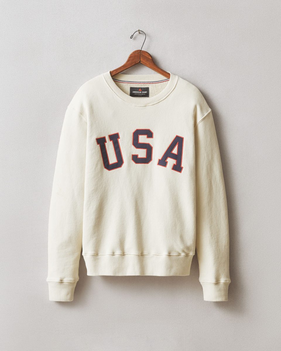Unisex Relaxed French Terry USA Crew - Turtledove