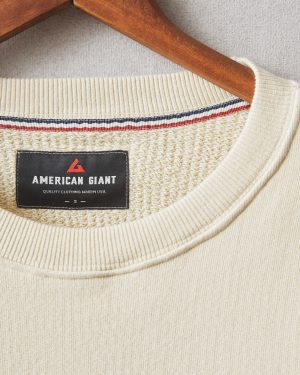 Unisex Relaxed French Terry USA Crew – Turtledove