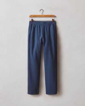 Men’s French Terry Straight Pant – Marine Navy