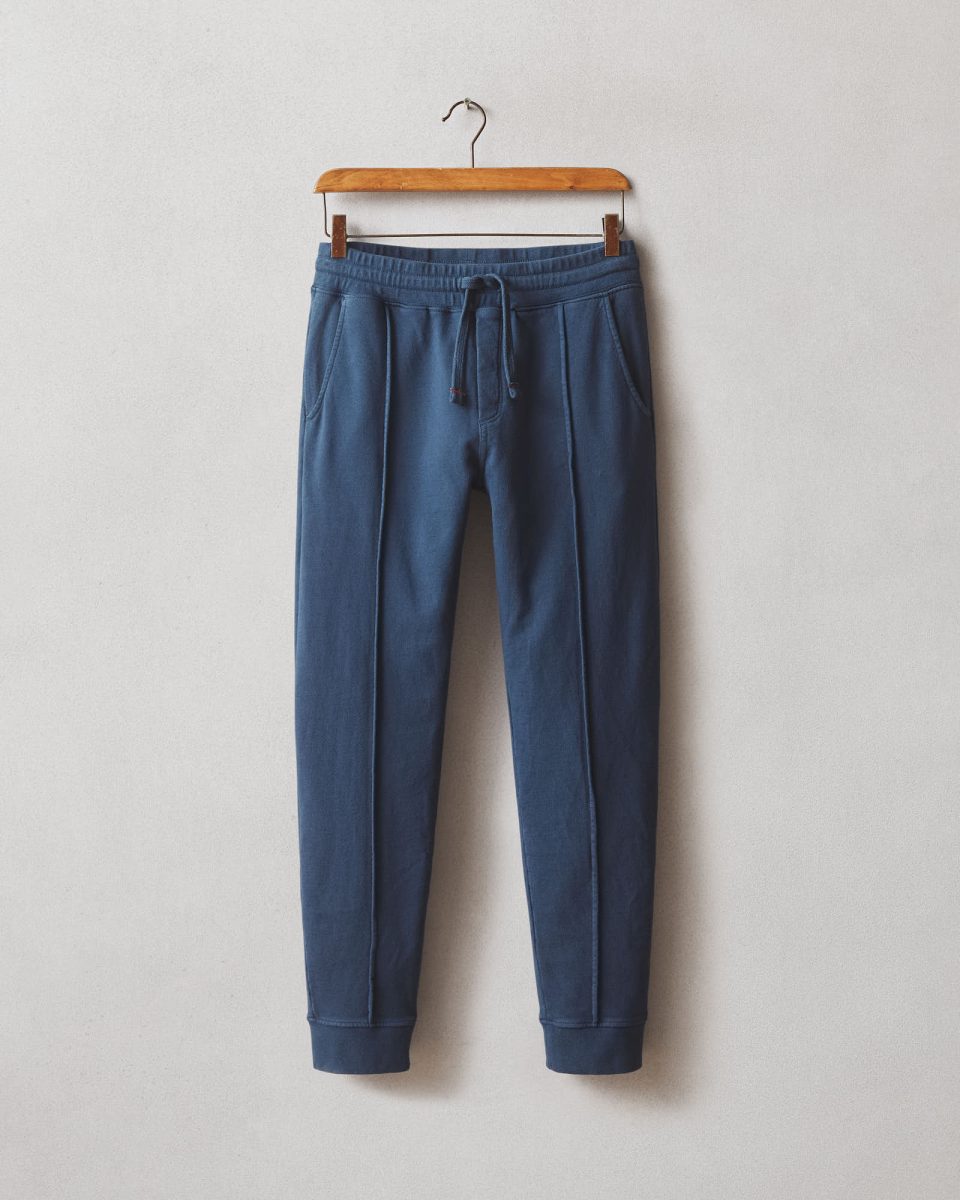 Men's Pintuck French Terry Jogger - Marine Navy