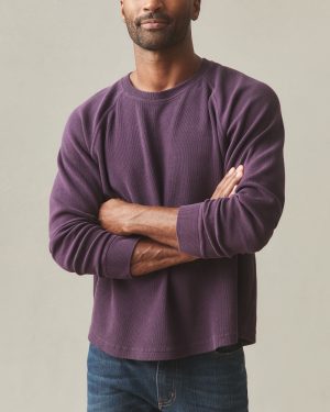 Men’s French Rib Crew – Grapeseed