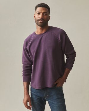 Men’s French Rib Crew – Grapeseed