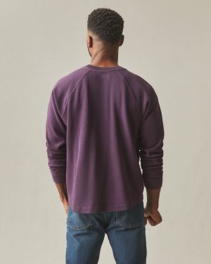 Men’s French Rib Crew – Grapeseed