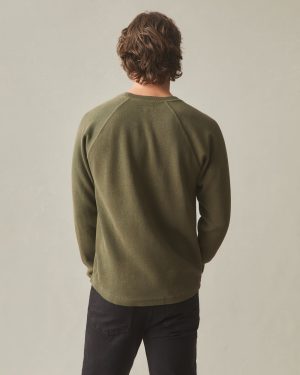 Men’s French Rib Crew – Olive