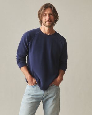 Men’s French Rib Crew – True Navy