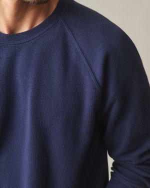 Men’s French Rib Crew – True Navy