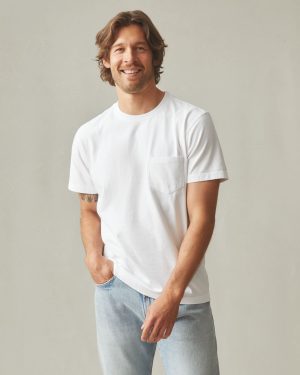 Men’s Pocket Tee – White