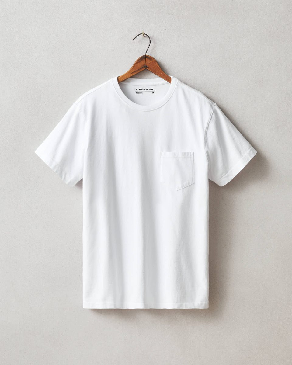 Men's Pocket Tee - White