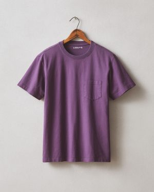 Men’s Pocket Tee – Deep Purple