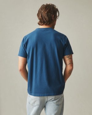 Men’s Pocket Tee – Majolica Blue