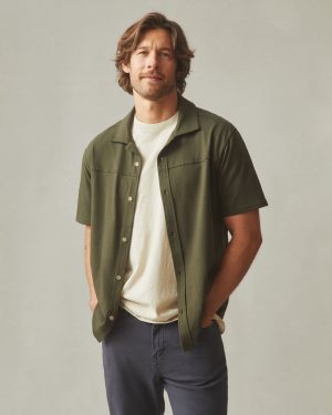 Men’s Horizon Shirt – Deep Olive