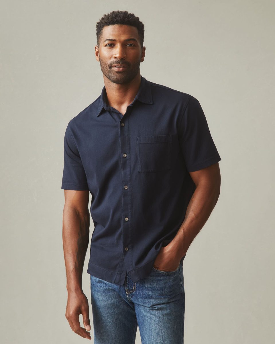 Men's Resort Shirt - Dress Navy