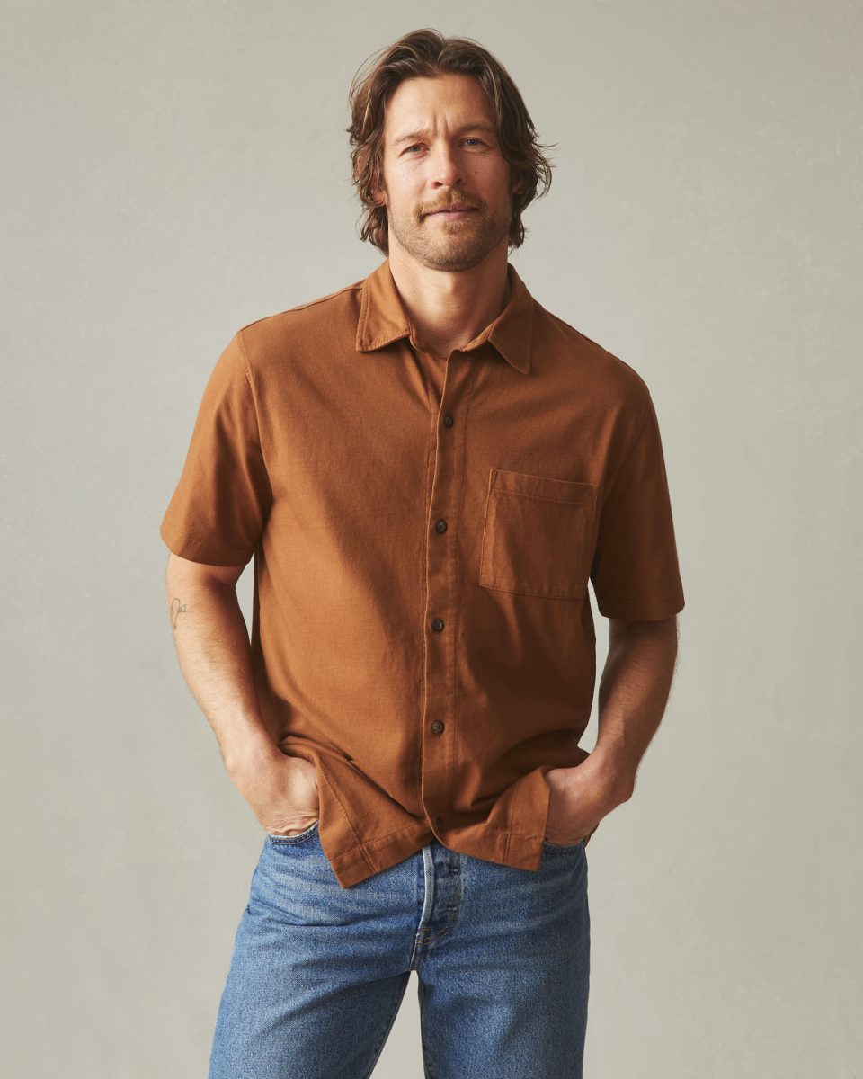 Men's Resort Shirt - Mahogany