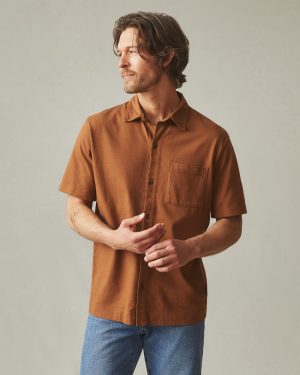 Men’s Resort Shirt – Mahogany