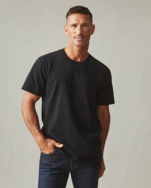 Men’s Vintage Crew Tee – Black