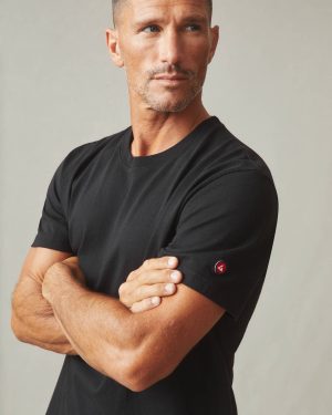 Men’s Vintage Crew Tee – Black