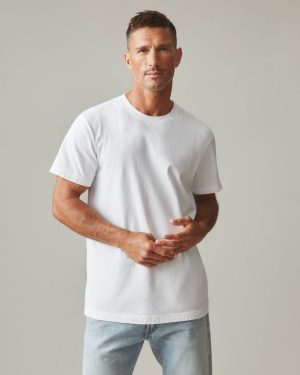 Men’s Vintage Crew Tee – White