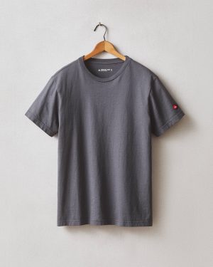 Men’s Vintage Crew Tee – Washed Metropolitan Grey