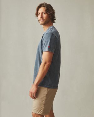 Men’s Vintage Crew Tee – Mineral Wash Metropolitan Grey