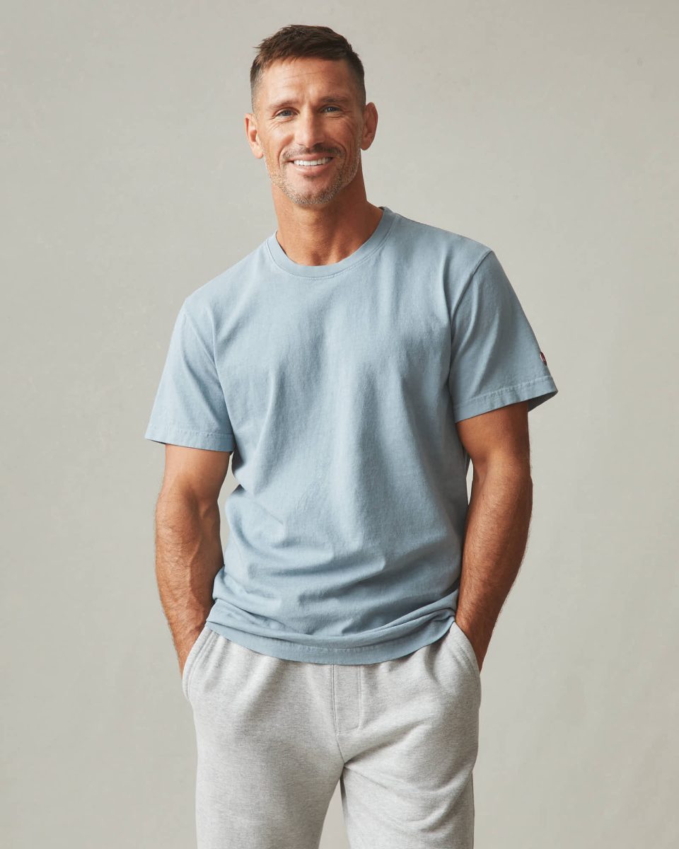 Men's Vintage Crew Tee - Washed Trooper