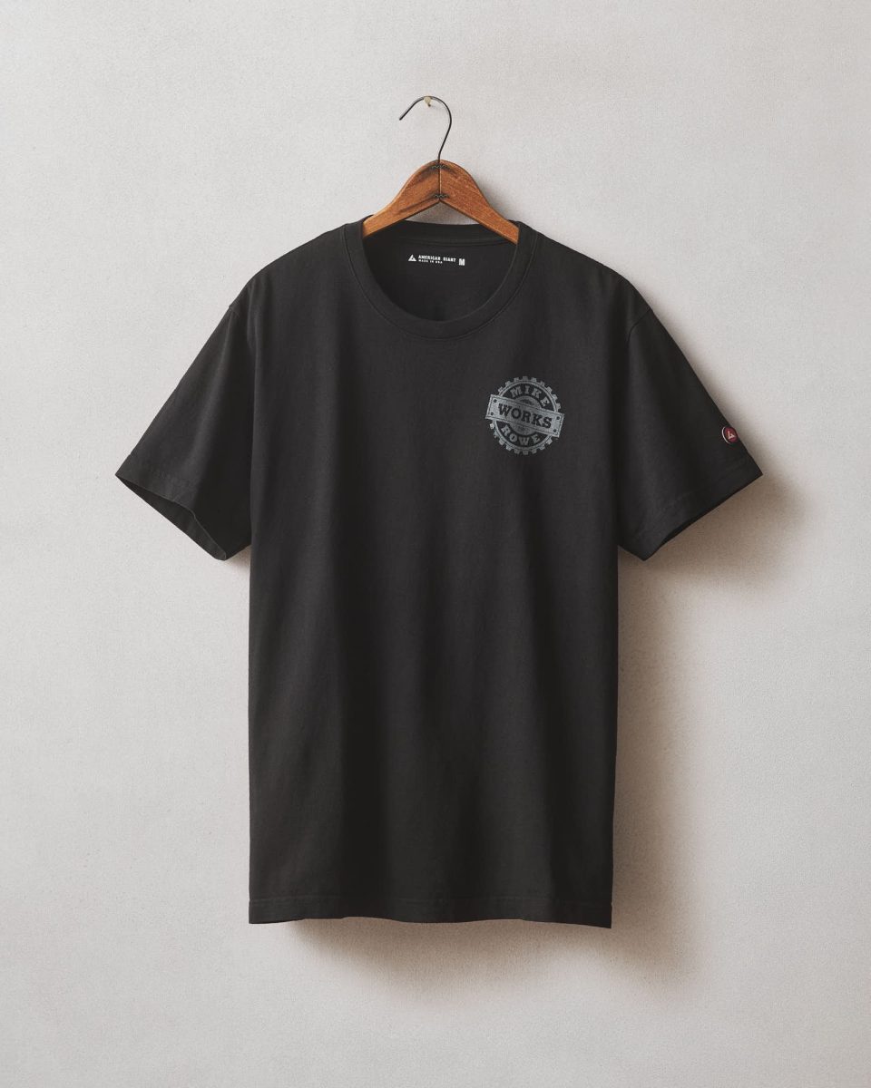 Men's Vintage Crew Tee Mike Rowe - Black