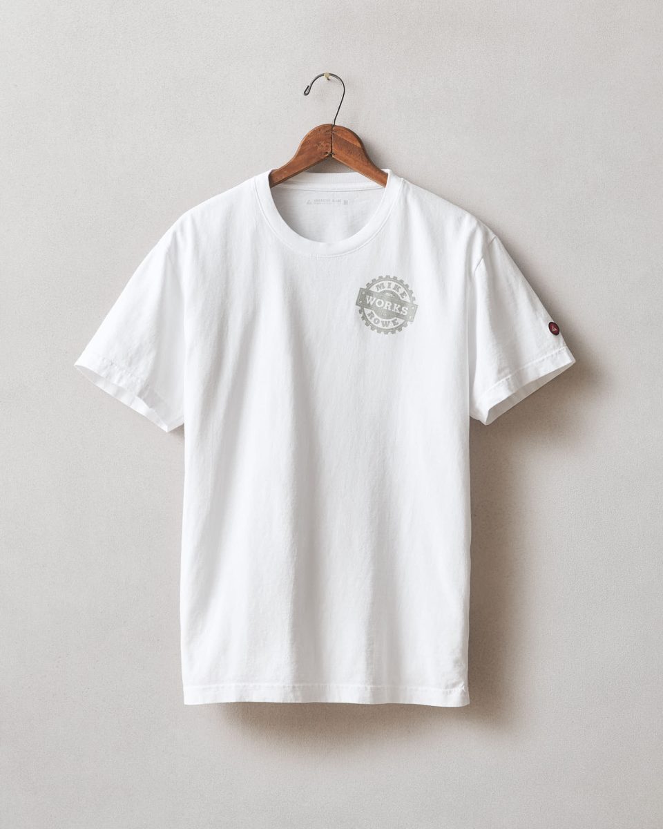 Men's Vintage Crew Tee  Mike Rowe - White