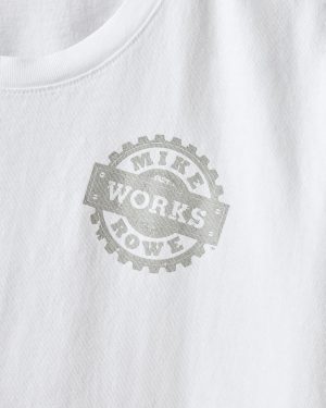 Men’s Vintage Crew Tee  Mike Rowe – White