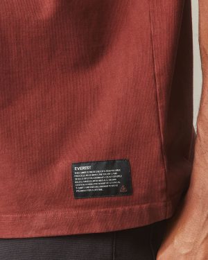 Men’s Everest Tee – Russet Brown
