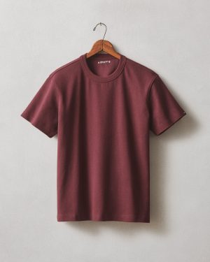 Men’s Rib Tee – Black Amber