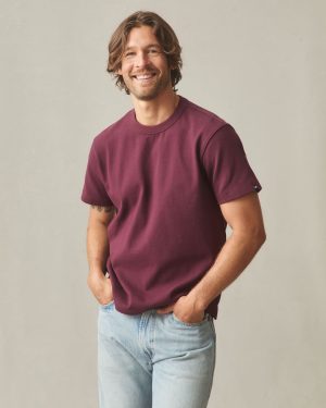 Men’s Rib Tee – Black Amber