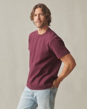 Men’s Rib Tee – Black Amber
