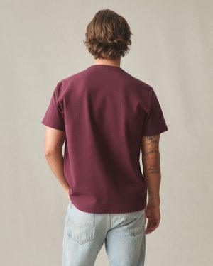 Men’s Rib Tee – Black Amber