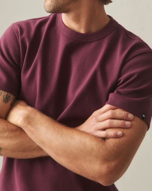 Men’s Rib Tee – Black Amber