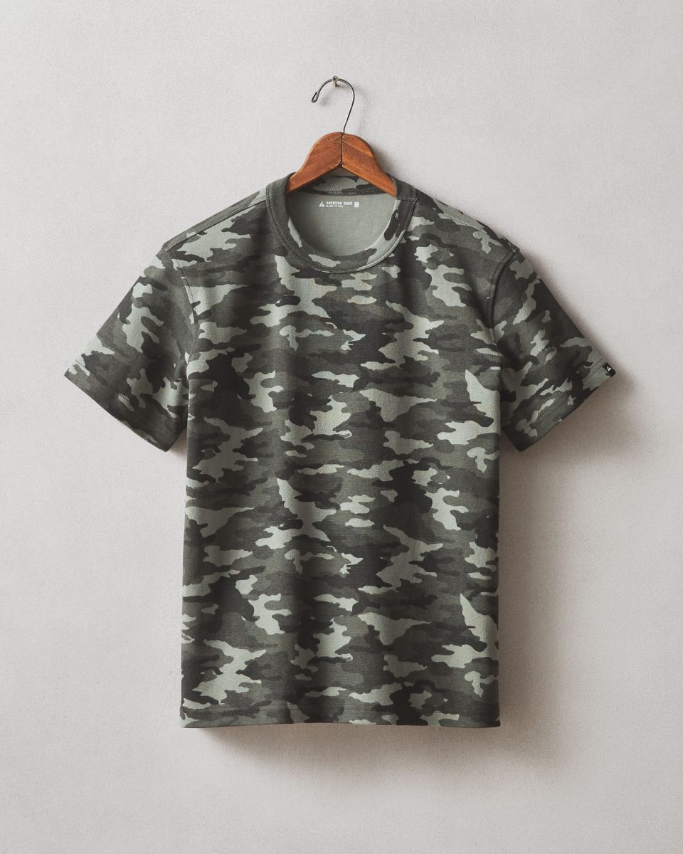Men's Rib Tee - Forest Camo