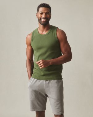 Men’s Rib Tank – Chive