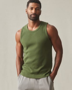 Men’s Rib Tank – Chive