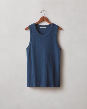 Men’s Rib Tank – Marine Navy