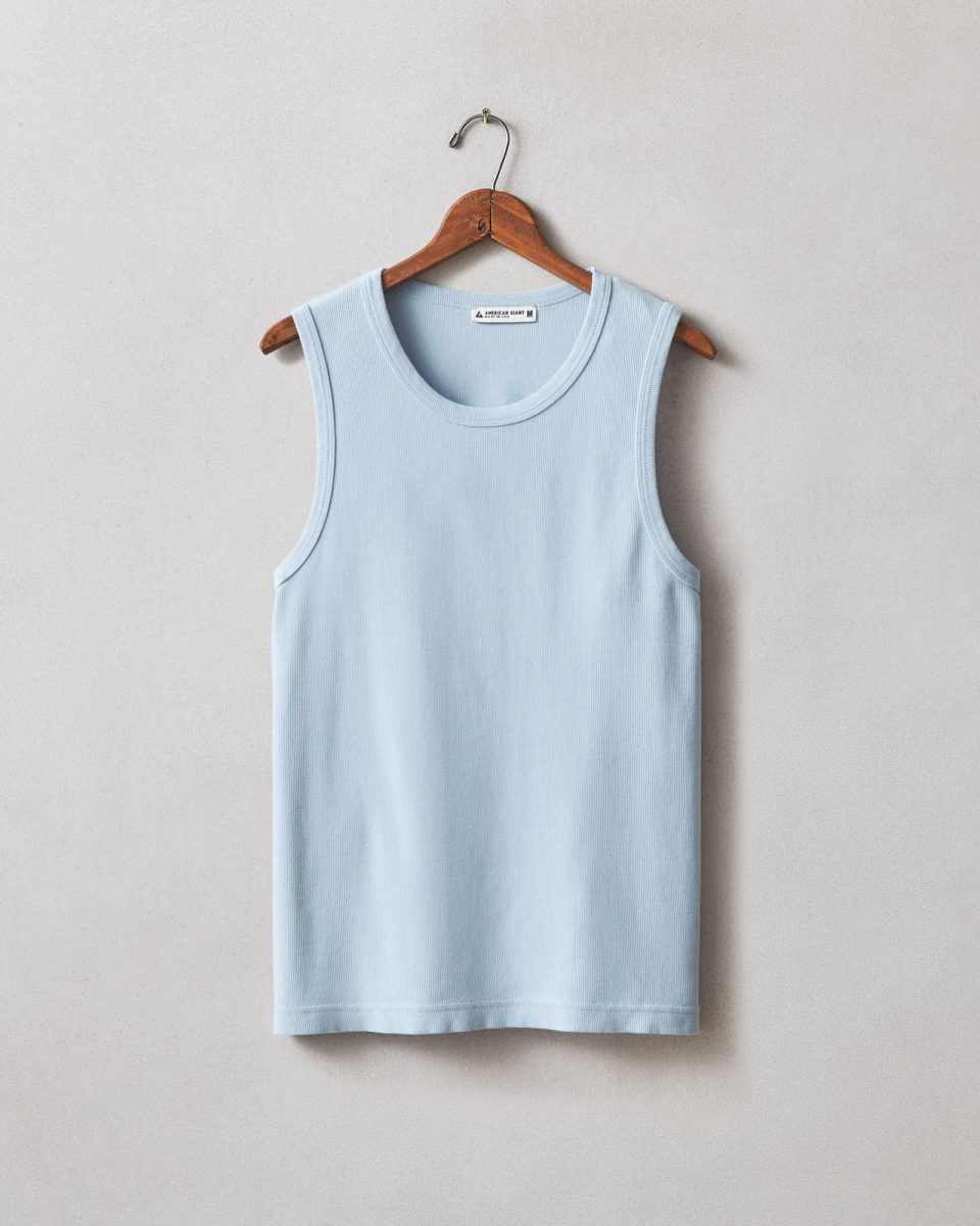 Men's Rib Tank - Powder Blue