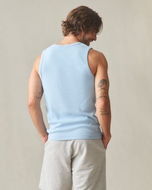 Men’s Rib Tank – Powder Blue
