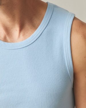 Men’s Rib Tank – Powder Blue