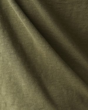 Men’s Premium Slub Long Sleeve Crew Tee  – Olive