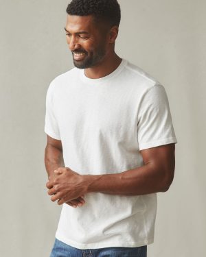 Men’s Premium Slub Crew Tee – Bone