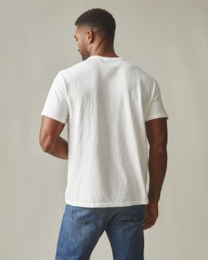 Men’s Premium Slub Crew Tee – Bone