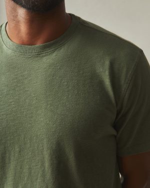 Men’s Premium Slub Crew Tee – Fern