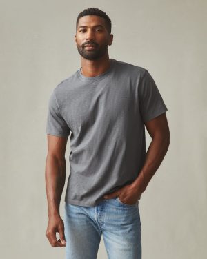 Men’s Premium Slub Crew Tee – Iron