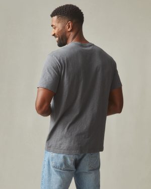 Men’s Premium Slub Crew Tee – Iron