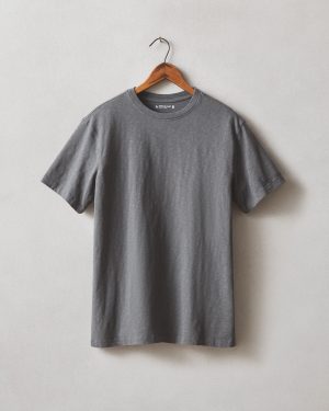 Men’s Premium Slub Crew Tee – Iron