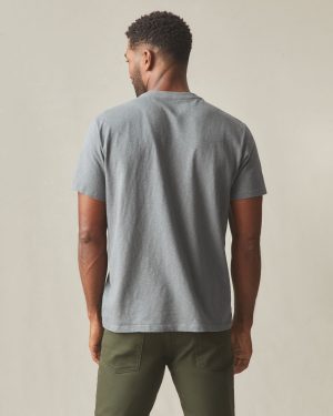 Men’s Premium Slub Crew Tee – Lava Smoke