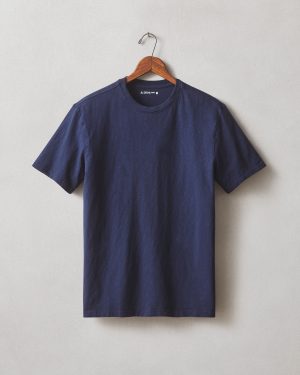 Men’s Premium Slub Crew Tee – Navy