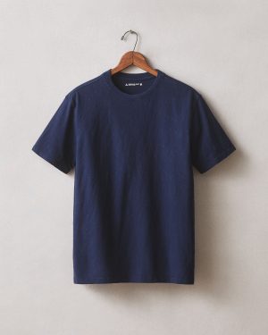 Men’s Premium Slub Crew Tee – Pageant Blue